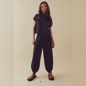 Free People Freya Set Charcoal